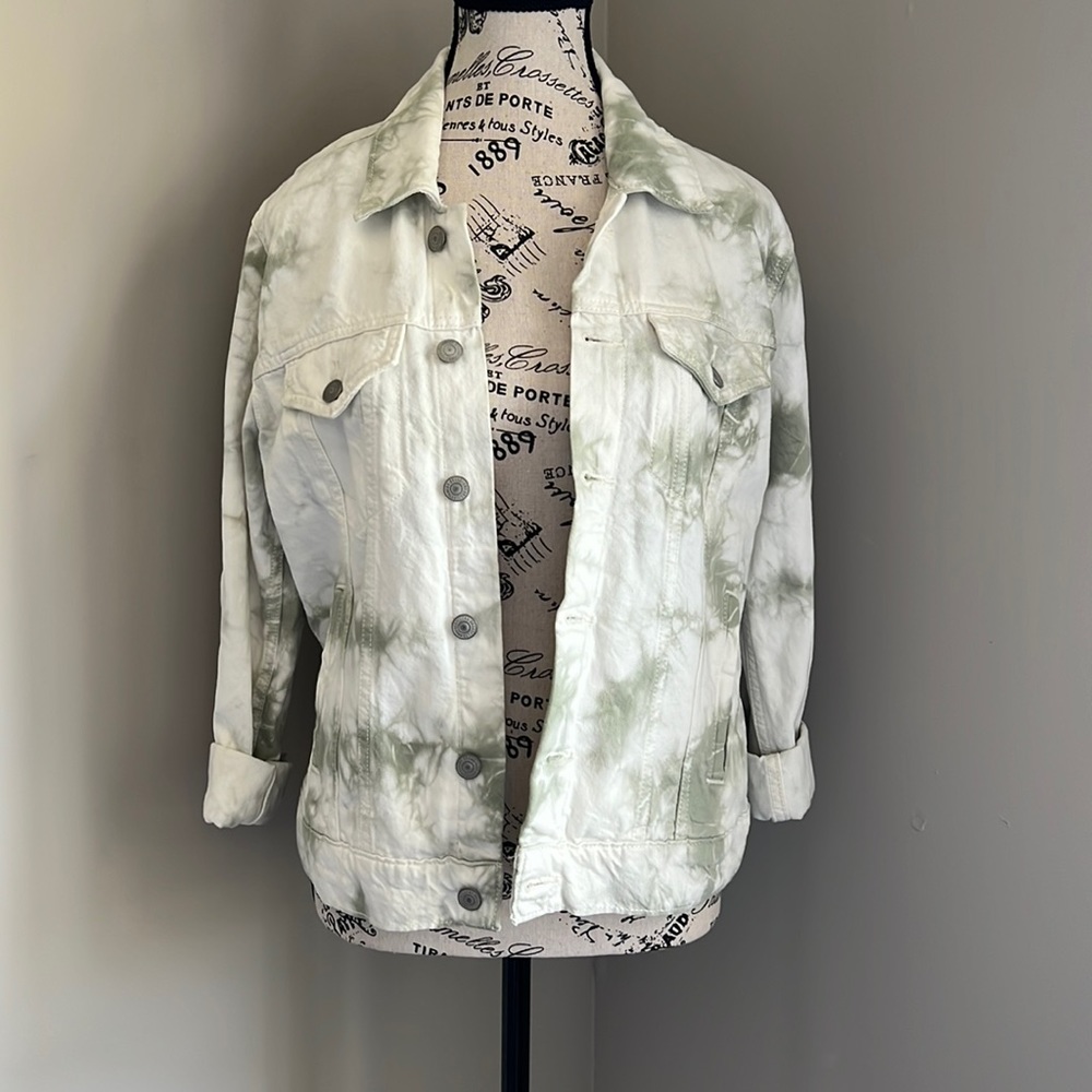Lucky Brand Tie Dye Soft Denim Jacket